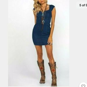 Free People denim dress